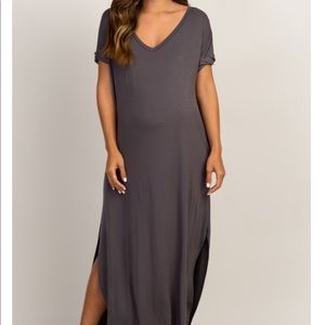 Never Worn!  Short Sleeve Maxi Maternity Dress!